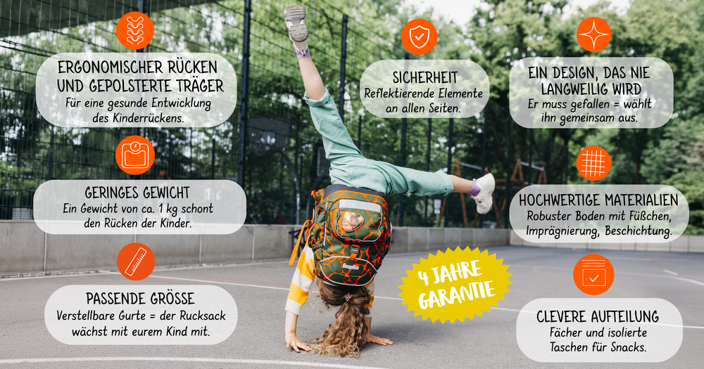 7 nicht zu unterschätzende Parameter bei der Auswahl einer Schultasche