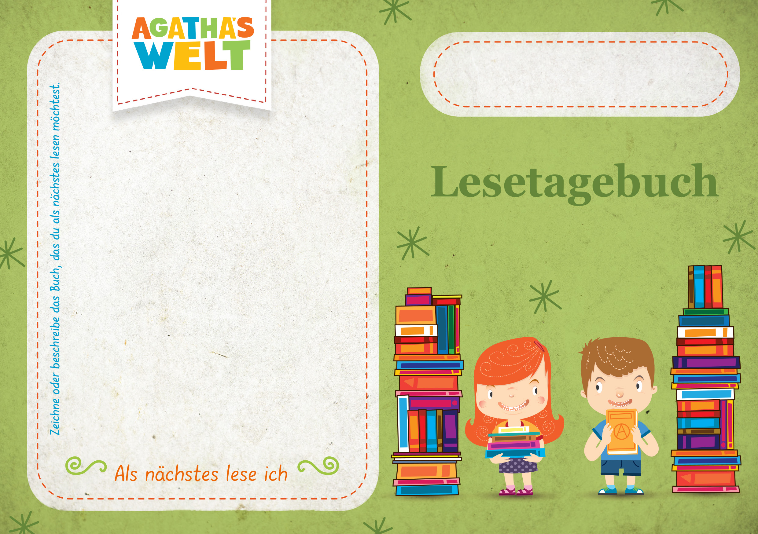 Kostenloser Download - Lesetagebuch, Motiv mit Matthias