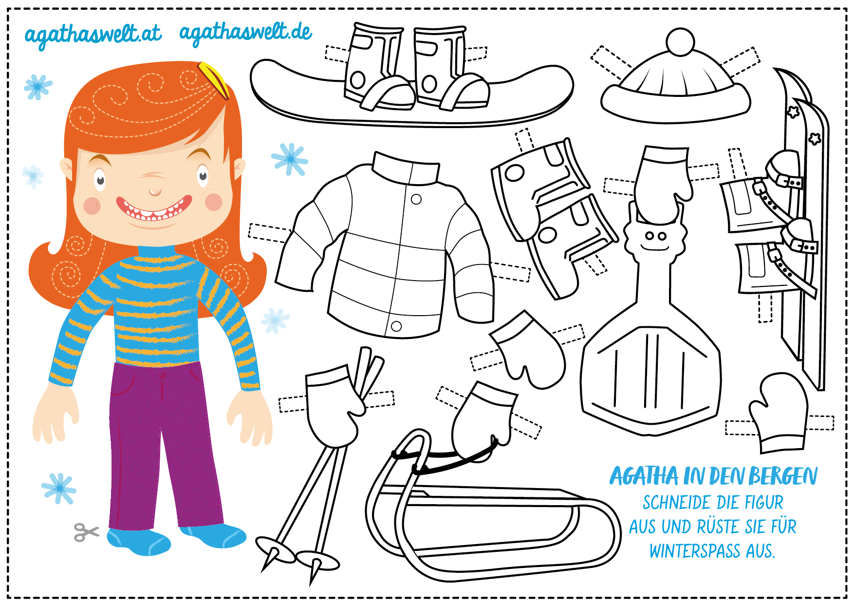 Kostenloser Download: Agatha in den Bergen