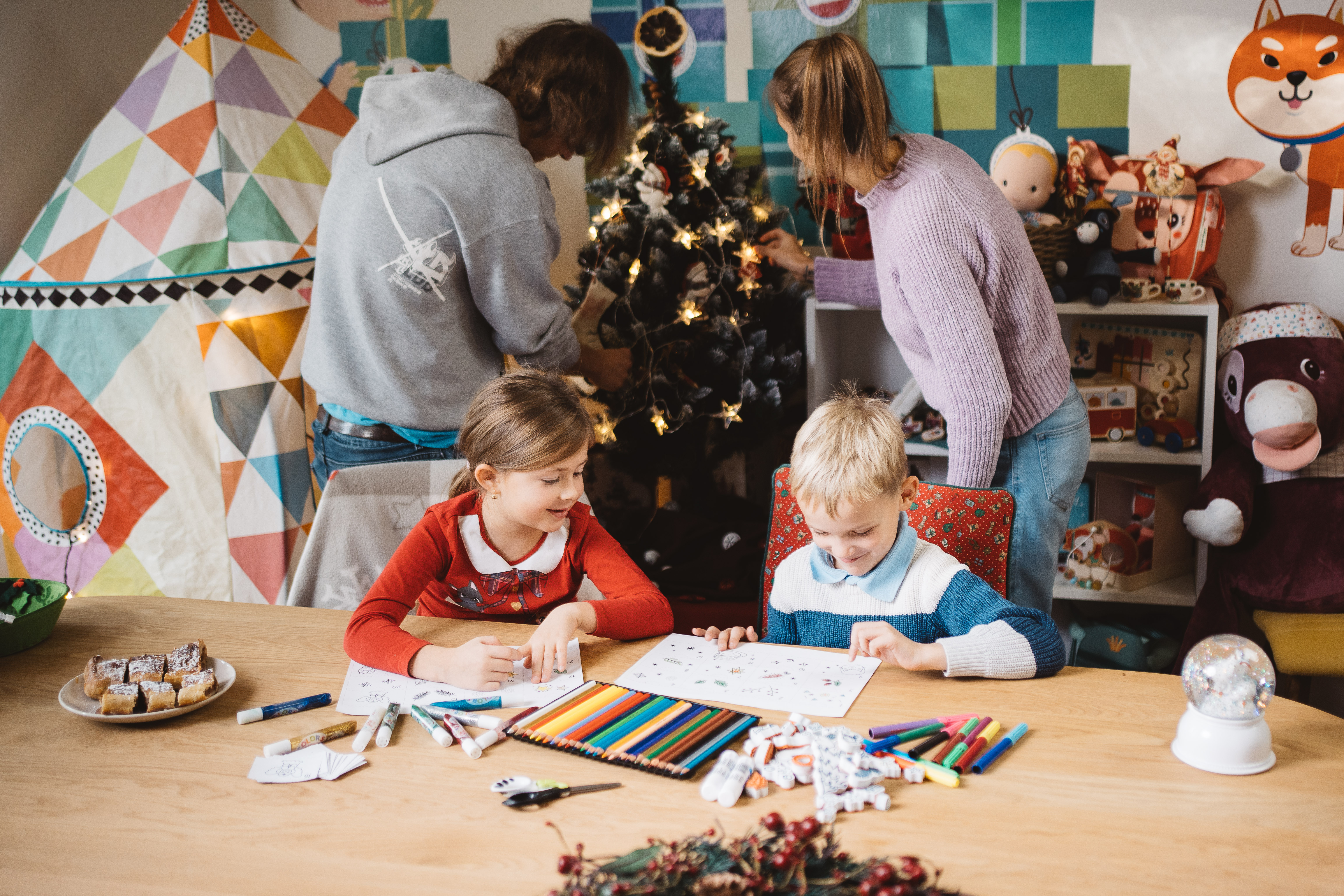 Weihnachtsbasteln: Adventskalender herstellen 