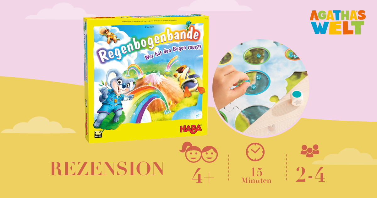 Rezension des Spiels von HABA: Regenbogenbande