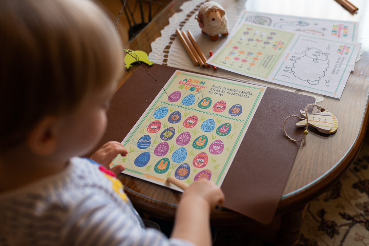 Osterbilder und Puzzles für Kinder